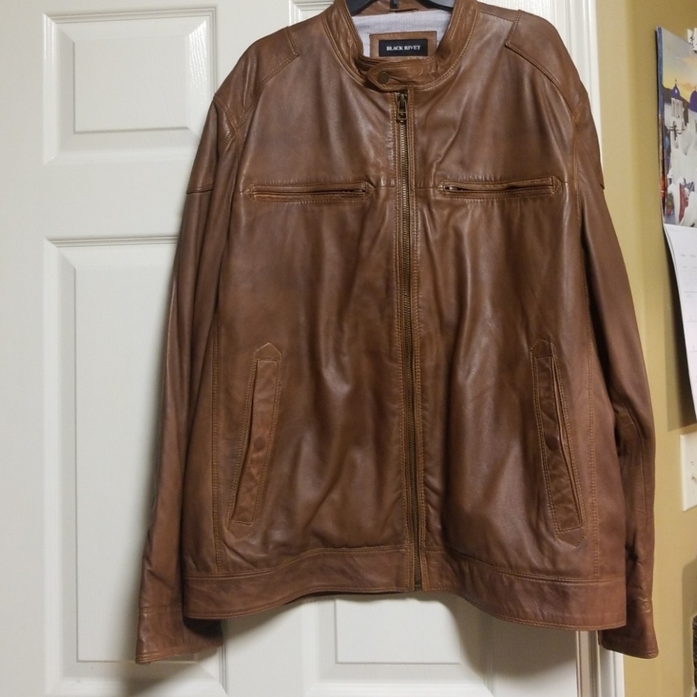 Leather jacket